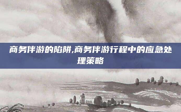 神木商务伴游的陷阱,商务伴游行程中的应急处理策略